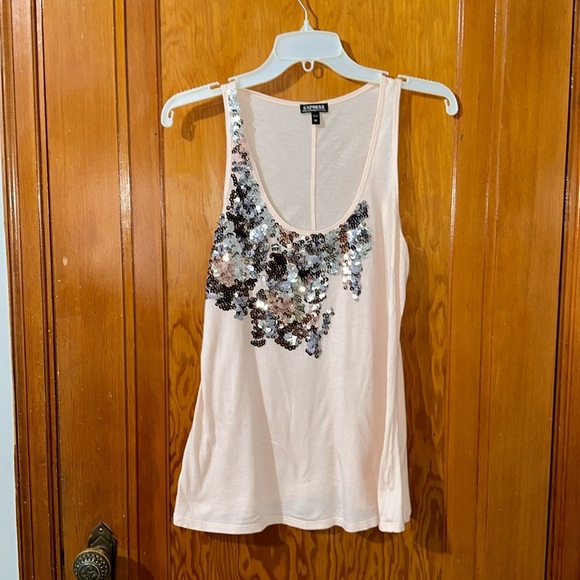 Women’s express tank top sequence size medium. - Picture 1 of 3